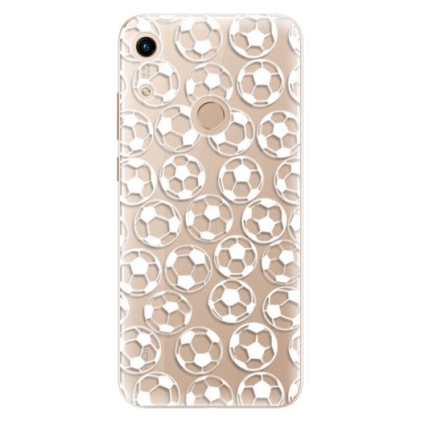 Odolné silikonové pouzdro iSaprio - Football pattern - white - Huawei Honor 8A