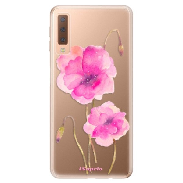 Odolné silikonové pouzdro iSaprio - Poppies 02 - Samsung Galaxy A7 (2018)