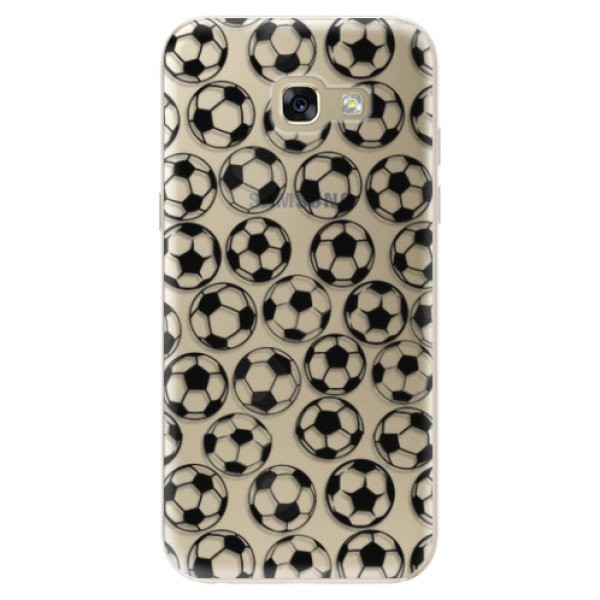 Odolné silikonové pouzdro iSaprio - Football pattern - black - Samsung Galaxy A5 2017