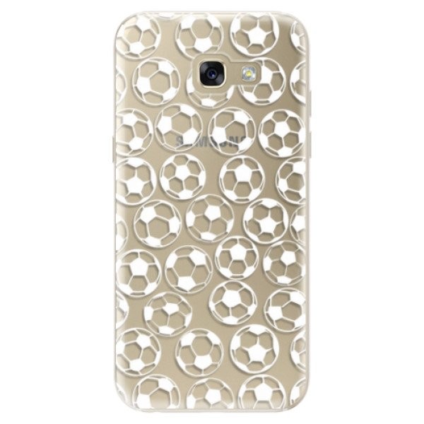 Odolné silikonové pouzdro iSaprio - Football pattern - white - Samsung Galaxy A5 2017