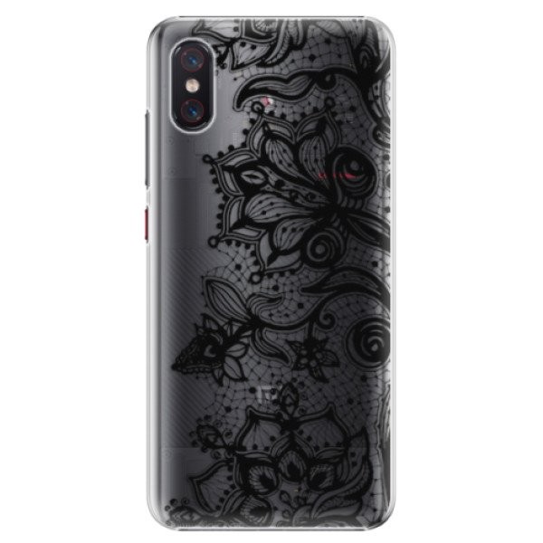 Plastové pouzdro iSaprio - Black Lace - Xiaomi Mi 8 Pro