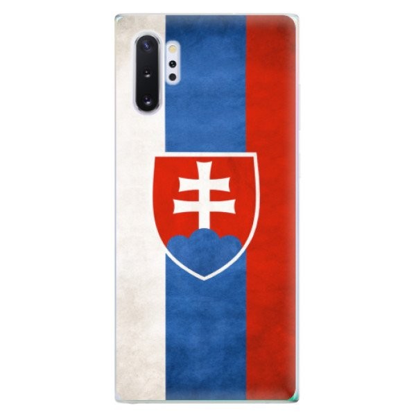 Odolné silikonové pouzdro iSaprio - Slovakia Flag - Samsung Galaxy Note 10+