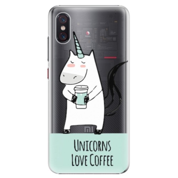 Plastové pouzdro iSaprio - Unicorns Love Coffee - Xiaomi Mi 8 Pro
