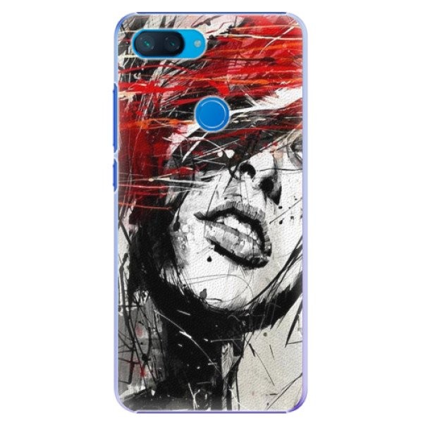 Plastové pouzdro iSaprio - Sketch Face - Xiaomi Mi 8 Lite