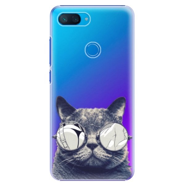 Plastové pouzdro iSaprio - Crazy Cat 01 - Xiaomi Mi 8 Lite