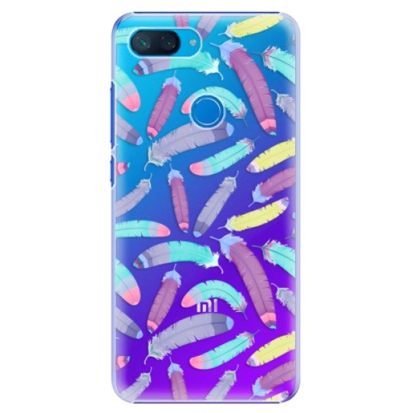 Plastové pouzdro iSaprio - Feather Pattern 01 - Xiaomi Mi 8 Lite