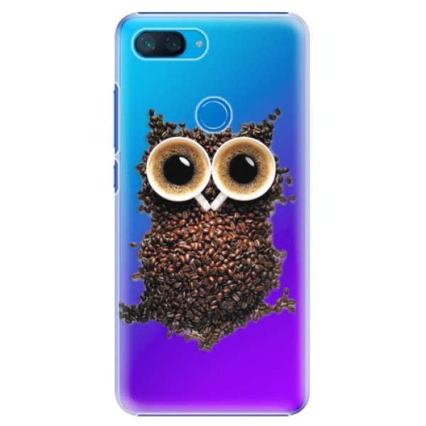 Plastové pouzdro iSaprio - Owl And Coffee - Xiaomi Mi 8 Lite
