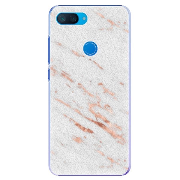 Plastové pouzdro iSaprio - Rose Gold Marble - Xiaomi Mi 8 Lite