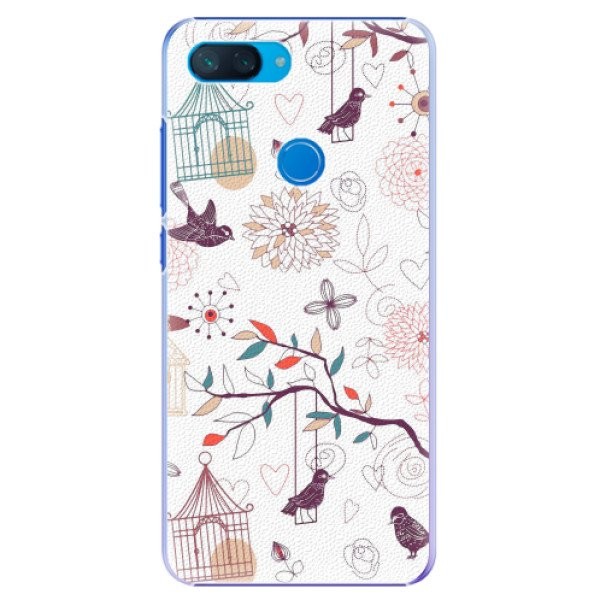 Plastové pouzdro iSaprio - Birds - Xiaomi Mi 8 Lite