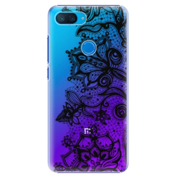 Plastové pouzdro iSaprio - Black Lace - Xiaomi Mi 8 Lite