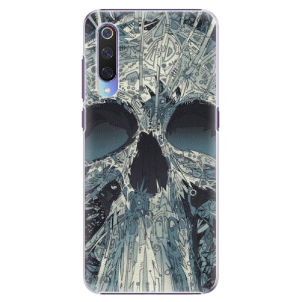 Plastové pouzdro iSaprio - Abstract Skull - Xiaomi Mi 9