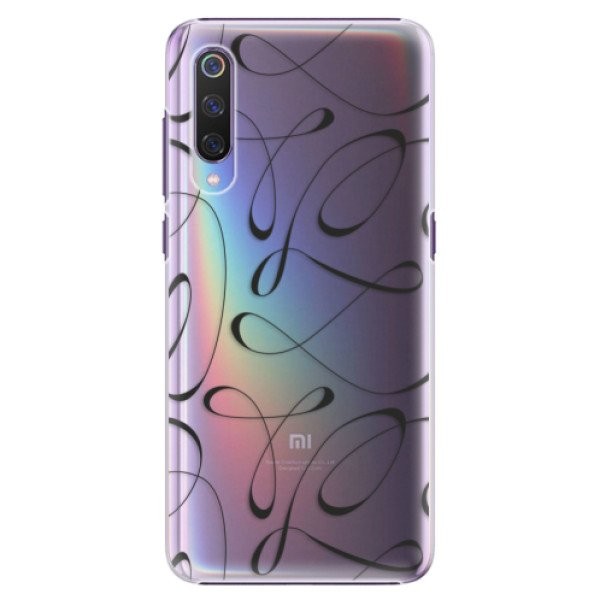 Plastové pouzdro iSaprio - Fancy - black - Xiaomi Mi 9