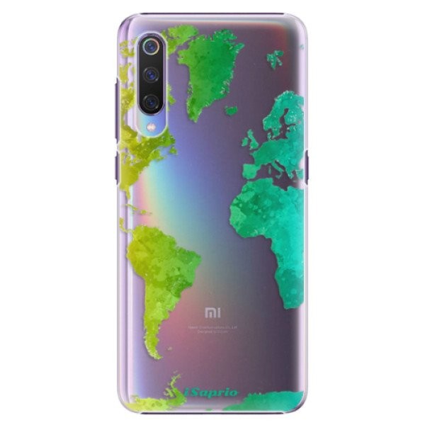 Plastové pouzdro iSaprio - Cold Map - Xiaomi Mi 9