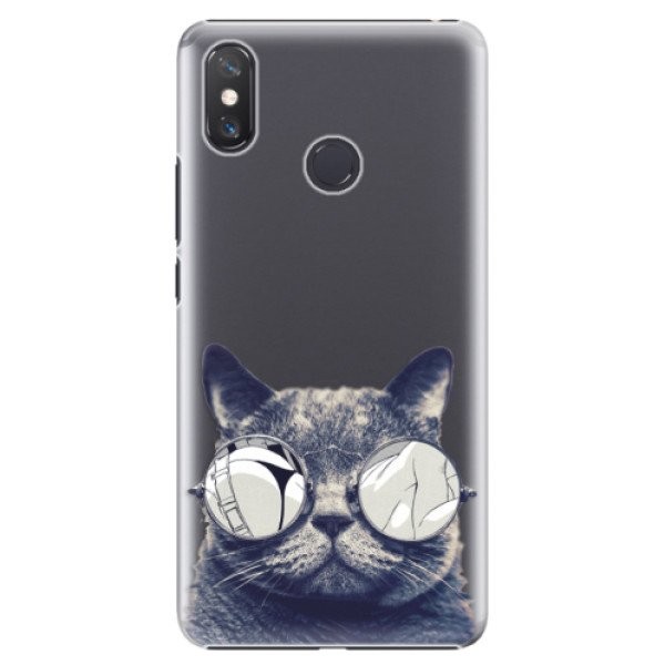 Plastové pouzdro iSaprio - Crazy Cat 01 - Xiaomi Mi Max 3