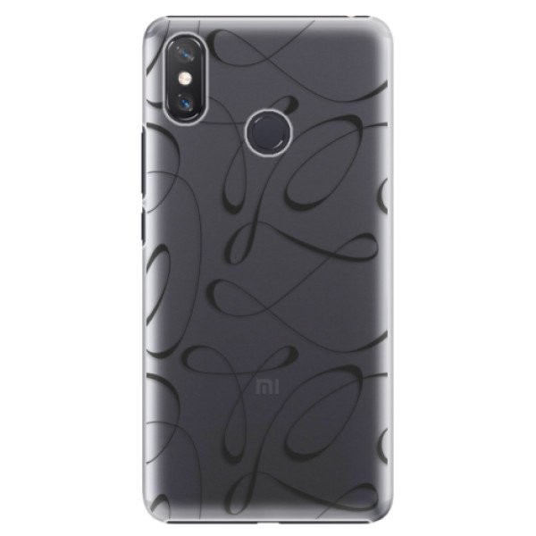 Plastové pouzdro iSaprio - Fancy - black - Xiaomi Mi Max 3
