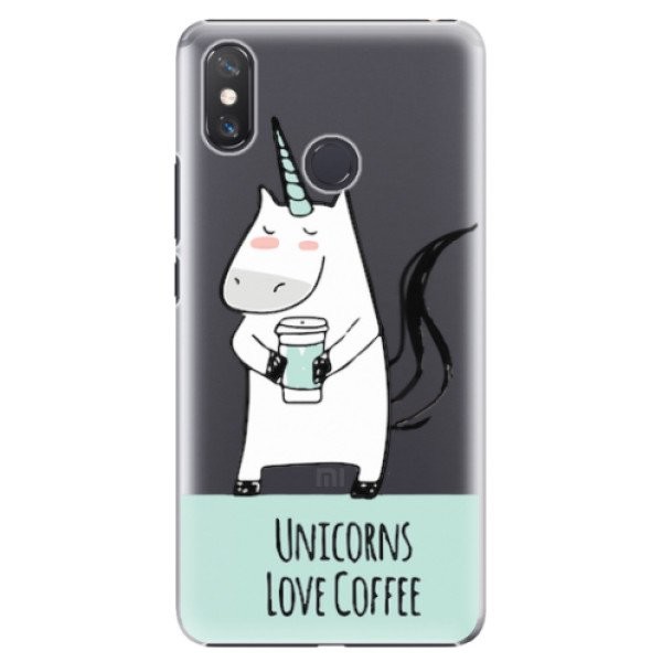 Plastové pouzdro iSaprio - Unicorns Love Coffee - Xiaomi Mi Max 3