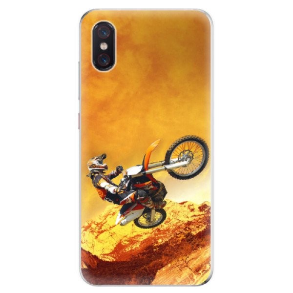 Odolné silikonové pouzdro iSaprio - Motocross - Xiaomi Mi 8 Pro