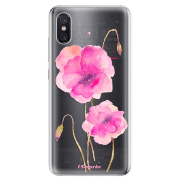 Odolné silikonové pouzdro iSaprio - Poppies 02 - Xiaomi Mi 8 Pro