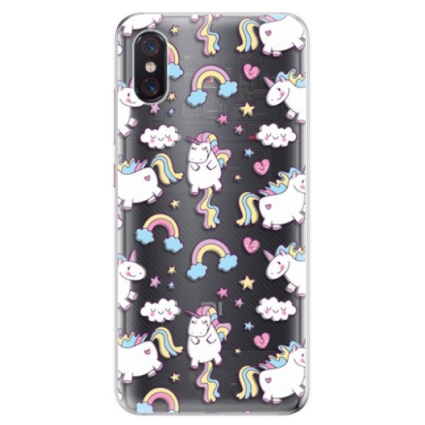 Odolné silikonové pouzdro iSaprio - Unicorn pattern 02 - Xiaomi Mi 8 Pro