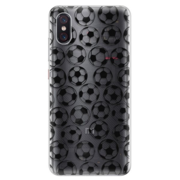 Odolné silikonové pouzdro iSaprio - Football pattern - black - Xiaomi Mi 8 Pro