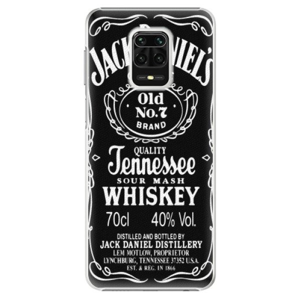 Plastové pouzdro iSaprio - Jack Daniels - Xiaomi Redmi Note 9 Pro / Note 9S