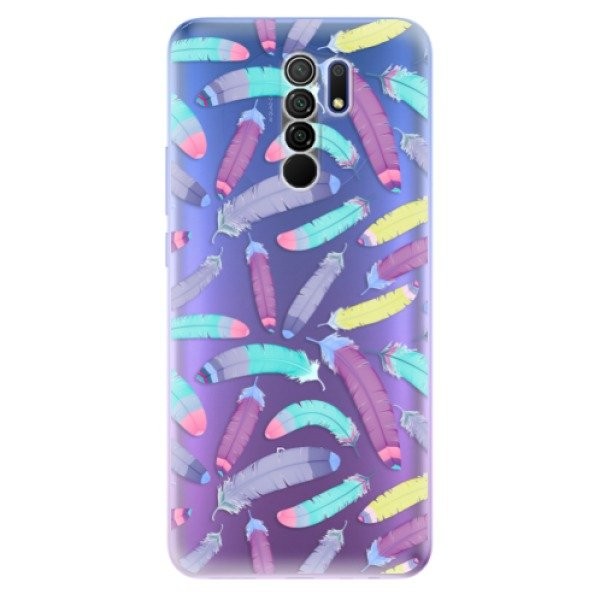Odolné silikonové pouzdro iSaprio - Feather Pattern 01 - Xiaomi Redmi 9
