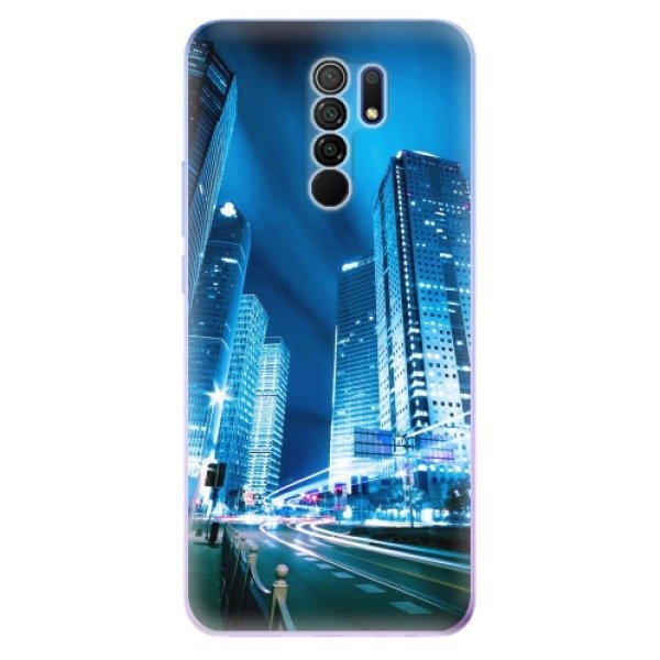 Odolné silikonové pouzdro iSaprio - Night City Blue - Xiaomi Redmi 9