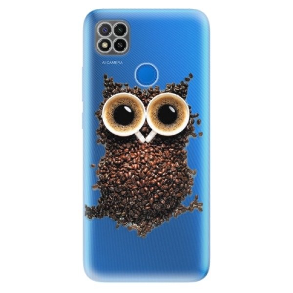 Odolné silikonové pouzdro iSaprio - Owl And Coffee - Xiaomi Redmi 9C
