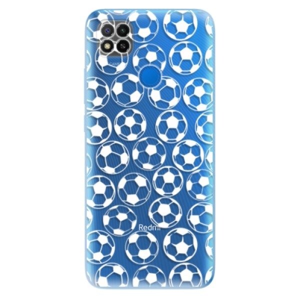 Odolné silikonové pouzdro iSaprio - Football pattern - white - Xiaomi Redmi 9C