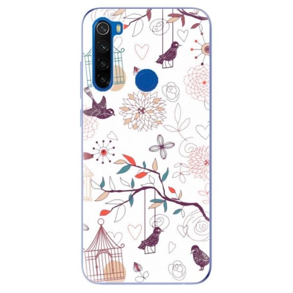 Odolné silikonové pouzdro iSaprio - Birds - Xiaomi Redmi Note 8T