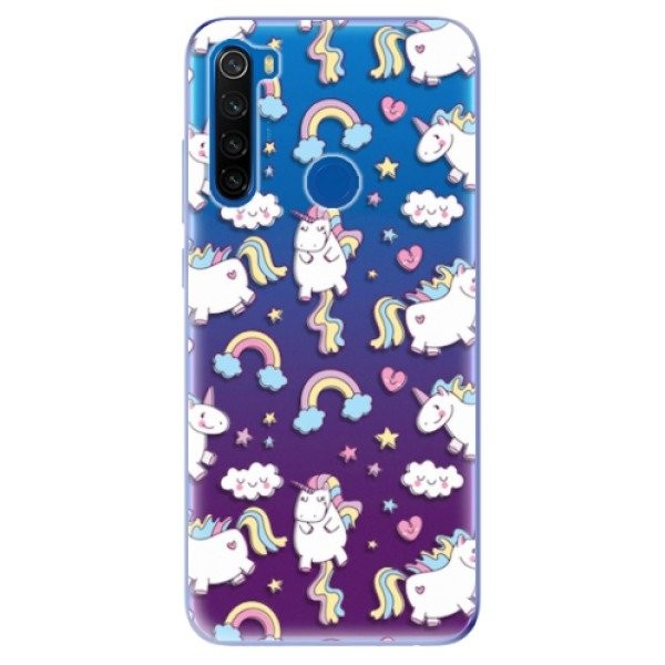 Odolné silikonové pouzdro iSaprio - Unicorn pattern 02 - Xiaomi Redmi Note 8T