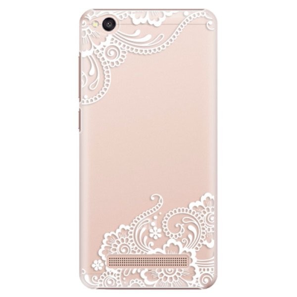 Plastové pouzdro iSaprio - White Lace 02 - Xiaomi Redmi 4A