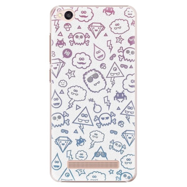 Plastové pouzdro iSaprio - Funny Clouds - Xiaomi Redmi 4A