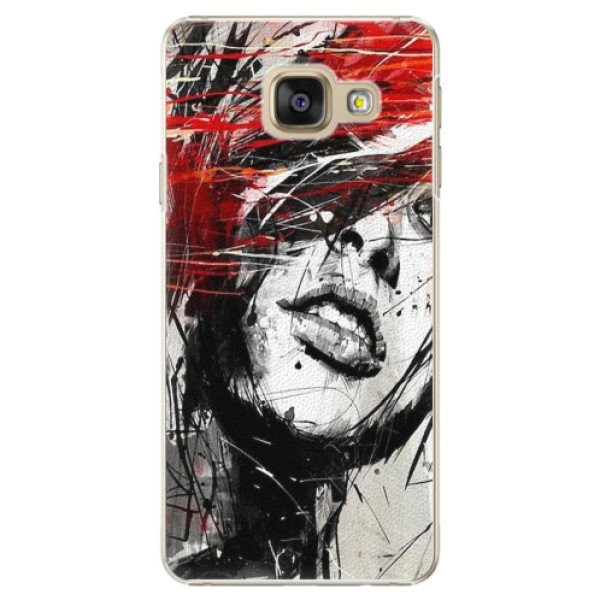 Plastové pouzdro iSaprio - Sketch Face - Samsung Galaxy A3 2016