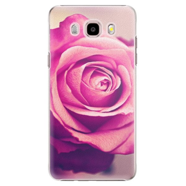 Plastové pouzdro iSaprio - Pink Rose - Samsung Galaxy J5 2016