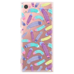 Plastové pouzdro iSaprio - Feather Pattern 01 - Sony Xperia XA1