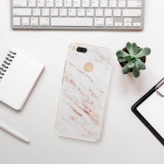 Plastové pouzdro iSaprio - Rose Gold Marble - Xiaomi Mi A1