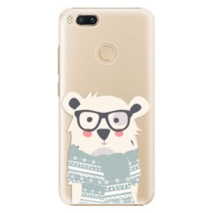 Plastové pouzdro iSaprio - Bear with Scarf - Xiaomi Mi A1