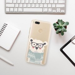 Plastové pouzdro iSaprio - Bear with Scarf - Xiaomi Mi A1