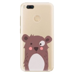 Plastové pouzdro iSaprio - Brown Bear - Xiaomi Mi A1