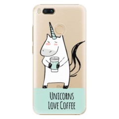 Plastové pouzdro iSaprio - Unicorns Love Coffee - Xiaomi Mi A1
