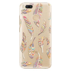 Plastové pouzdro iSaprio - Feather pattern 02 - Xiaomi Mi A1
