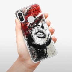 Plastové pouzdro iSaprio - Sketch Face - Xiaomi Mi 8