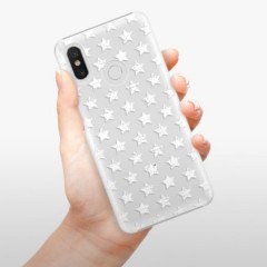 Plastové pouzdro iSaprio - Stars Pattern - white - Xiaomi Mi 8