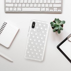 Plastové pouzdro iSaprio - Stars Pattern - white - Xiaomi Mi 8