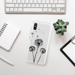 Plastové pouzdro iSaprio - Three Dandelions - black - Xiaomi Mi 8