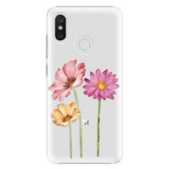 Plastové pouzdro iSaprio - Three Flowers - Xiaomi Mi 8