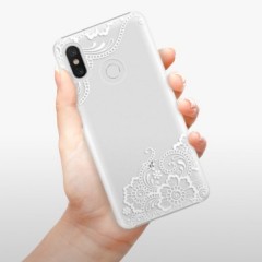 Plastové pouzdro iSaprio - White Lace 02 - Xiaomi Mi 8