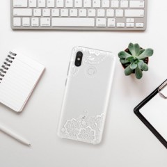 Plastové pouzdro iSaprio - White Lace 02 - Xiaomi Mi 8