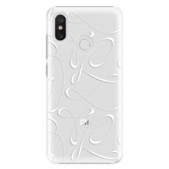 Plastové pouzdro iSaprio - Fancy - white - Xiaomi Mi 8